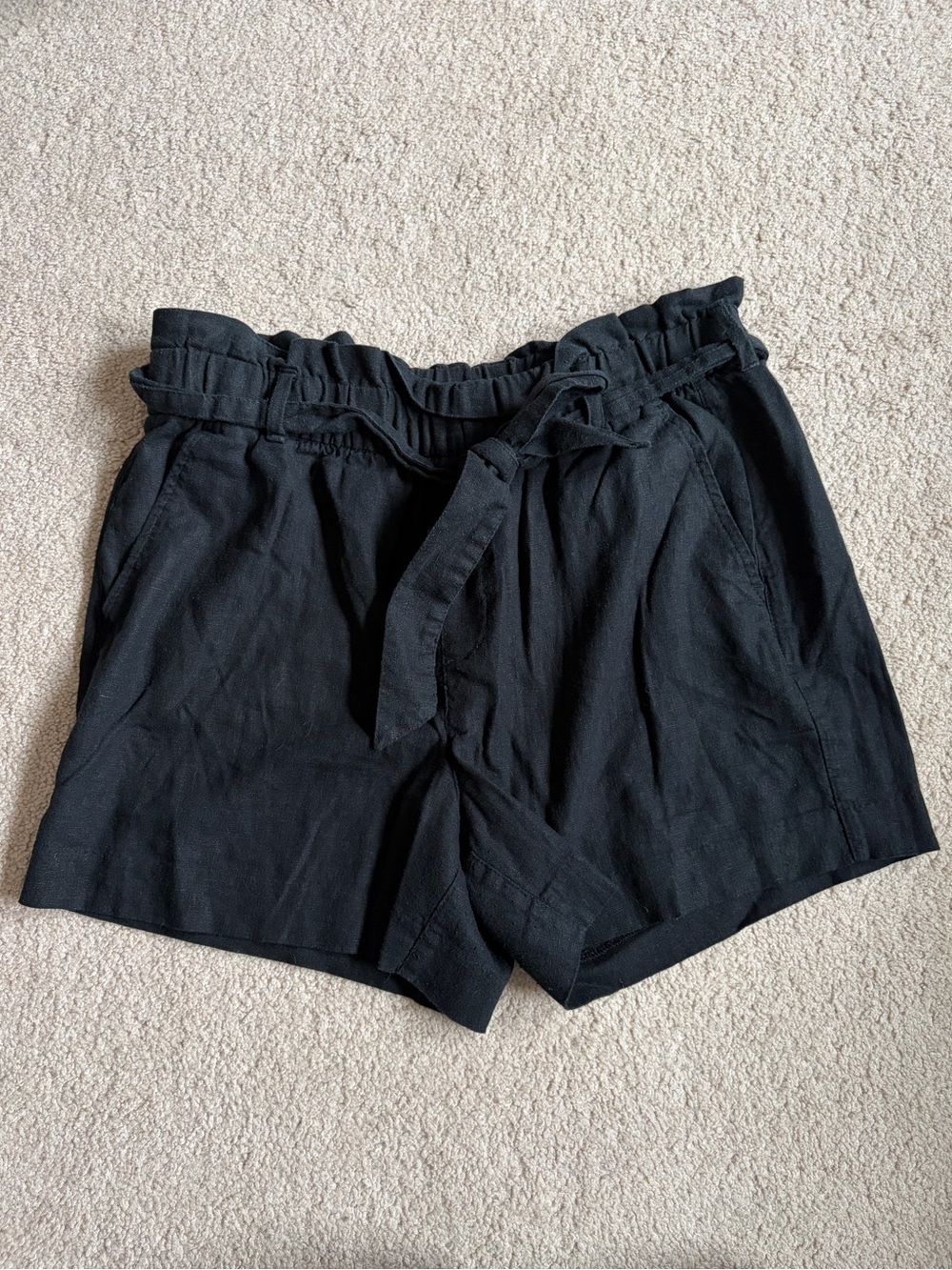 Old Navy Linen Tie-Front Shorts